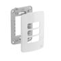 Imagem de Placa 3 Postos 4 X 2 Branco Com Suporte Compose Weg