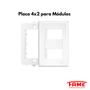 Imagem de PLACA 4" X 2" 2 MÓDULOS DISTANCIADOS COM SUPORTE EVIDENCE - Fame