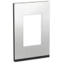 Imagem de Placa 4X2 3 Módulos Metal Aluminium Orion Class Schneider
