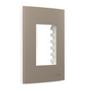 Imagem de Placa 4x2 3 Postos com Suporte Argila Sleek Colors Margirius