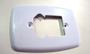 Imagem de Placa 4x2 p/ 2 Interruptores e 1 Tomada Pluzie Ideale Bca Ref. 3243