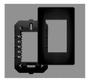 Imagem de Placa 4x2 Preta 03 Módulos Com Suporte SHP - Fame