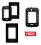 Imagem de Placa 4x2 Preta 03 Módulos Com Suporte SHP - Fame