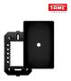 Imagem de Placa 4x2 Preta Com Suporte Saída de Fio Habitat Black - Fame