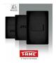 Imagem de Placa 4x2 Preta Com Suporte Saída de Fio Habitat Black - Fame