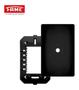 Imagem de Placa 4x2 Preta Com Suporte Saída de Fio Habitat Black - Fame