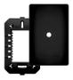 Imagem de Placa 4x2 Preta Com Suporte Saída de Fio Habitat Black - Fame