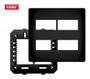 Imagem de Placa 4x4 Preta 04 Módulos Dis. Com Suporte SHP - Fame