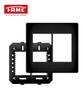 Imagem de Placa 4x4 Preta 06 Módulos Com Suporte - Fame