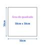 Imagem de Placa Acrilico Transparente 30x30cm 3mm de espessura Festas