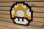 Imagem de Placa Alto Relevo Toad Amarelo Games Geeks Jogos 44cm