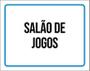 Imagem de Placa Ambiente Sinalização Setor Salão De Jogos 27X35