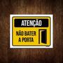 Imagem de Placa Atenção Não Bater A Porta 18X23