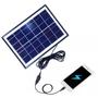 Imagem de Placa Carregador Solar USB Portátil 10 Polegadas Para Carregar Celular Original 6w Camping