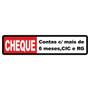 Imagem de Placa Cheque 30 x 13 Cm PS150 Encartale