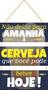 Imagem de Placa com Corda 3 Peças Não deixe para Amanhã