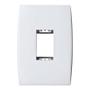 Imagem de Placa Com Suporte 1 Seção Vertical 4 x 2 Branca LINHA ILUS 5TG99022 SOPRANO 