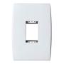 Imagem de Placa Com Suporte 1 Seção Vertical 4 x 2 Branca LINHA ILUS 5TG99022 SOPRANO 