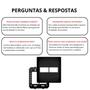 Imagem de Placa Com Suporte 4x4 2 Módulos Preto Fosco Black Fame