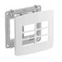 Imagem de Placa Com Suporte 4x4 6 Posices Branco Weg