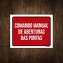 Imagem de Placa Comando Manual Aberturas Das Portas 27X35