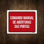 Imagem de Placa Comando Manual Aberturas Das Portas 36X46