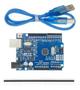 Imagem de Placa Compatível Arduíno Uno R3 Atmega328 + Cabo Usb Com Nfe