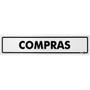 Imagem de Placa Compras 30 x 6,5 Cm PS146 Encartale