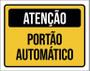 Imagem de Placa Condomínio Aviso Portão Automático 27X35