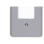 Imagem de Placa Conjunto Ilumi Cinza 4X2 - 2 Interruptores - 1350 - Kit C/10 Pecas