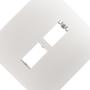 Imagem de Placa Conjunto Ilumi I9-Inove Branco 4X4 1 Modulo + 1 Modulo Separados Horizontais Branca - 97060