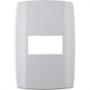 Imagem de Placa Conjunto Modular Slim 4X2 - 1 Modulo Horizontal Com Suporte 82070