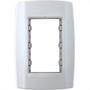 Imagem de Placa Conjunto Modular Slim 4X2 - 3 Modulos Juntos Com Suporte 82100