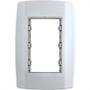 Imagem de Placa Conjunto Modular Slim 4X2 - 3 Modulos Juntos Com Suporte 82100