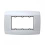 Imagem de Placa Conjunto Modular Slim 4X2 - 3 Modulos Juntos Com Suporte 82100