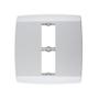 Imagem de Placa Conjunto Modular Slim 4X4 - 1 Modulo + 1Modulo Separados Horizontais Com Suporte 83060