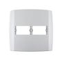 Imagem de Placa Conjunto Modular Slim 4X4 - 1 Modulo + 1Modulo Separados Horizontais Com Suporte 83060
