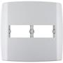 Imagem de Placa Conjunto Modular Slim 4X4 - 1 Modulo + 1Modulo Separados Horizontais Com Suporte 83060