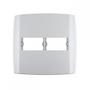 Imagem de Placa Conjunto Modular Slim 4X4 - 1 Modulo + 1Modulo Separados Horizontais Com Suporte 83060