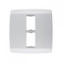 Imagem de Placa Conjunto Modular Slim 4X4 - 1 Modulo + 1Modulo Separados Horizontais Com Suporte 83060