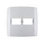 Imagem de Placa Conjunto Modular Slim 4X4 - 1 Modulo + 1Modulo Separados Horizontais Com Suporte 83060