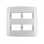 Imagem de Placa Conjunto Modular Slim 4X4 - 2 Modulos + 2 Modulos Separados Com Suporte 83070