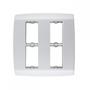 Imagem de Placa Conjunto Modular Slim 4X4 - 2 Modulos + 2 Modulos Separados Com Suporte 83070