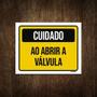 Imagem de Placa Cuidado Ao Abrir A Válvula 18X23