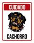 Imagem de Placa Cuidado Cachorro Rottweiler 2 27X35