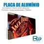 Imagem de Placa de aluminio Resinada p subl. Prateada (cantos arredondados)
