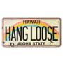 Imagem de Placa de Carro Decor em Madeira State Route - Hawaii - Hang Loose