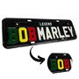 Imagem de Placa De Carro Decorativa Bob Marley Alto Relevo Decoração