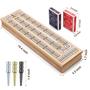 Imagem de Placa de cribbage magnética Vamslove Wooden Folding 3 Track 38cm