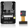 Imagem de Placa de Desenvolvimento ESP32-CAM com Câmera OV2640 - WiFi, Bluetooth e Interface Micro-USB (3 Unidades)